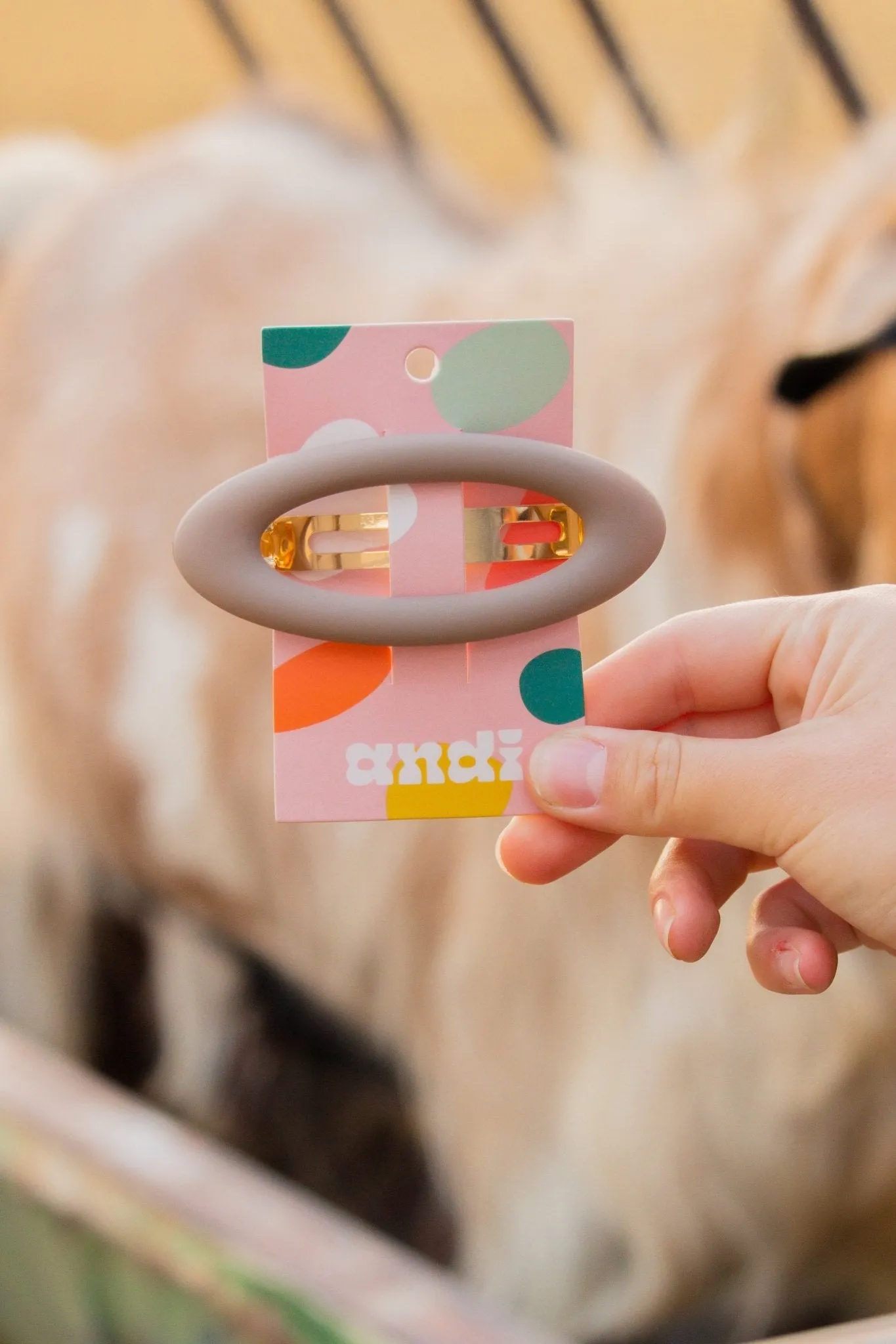 Oval Barrette Andi