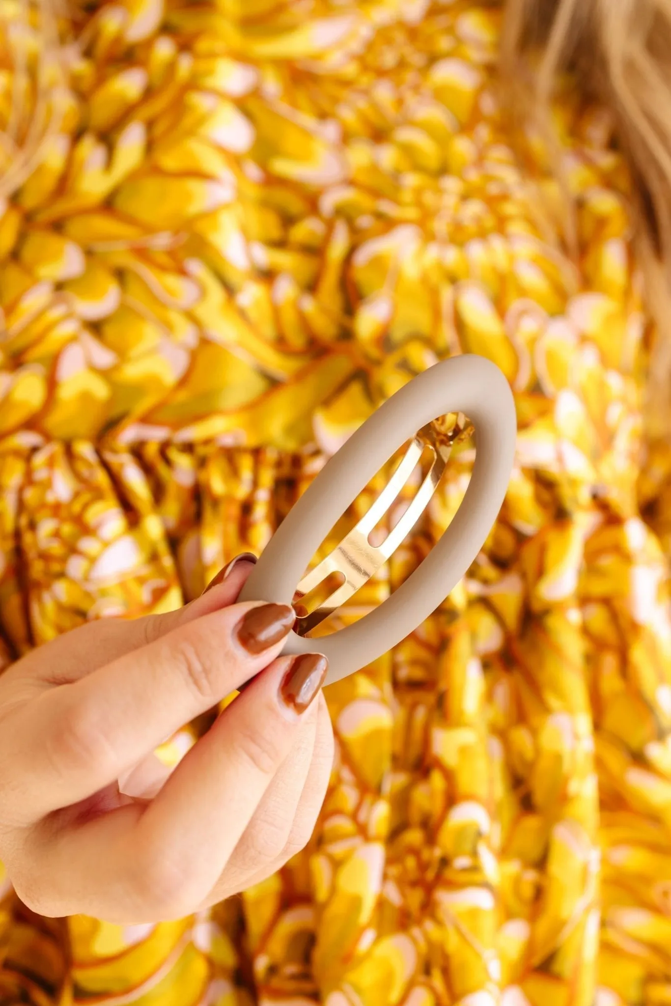 Oval Barrette Andi