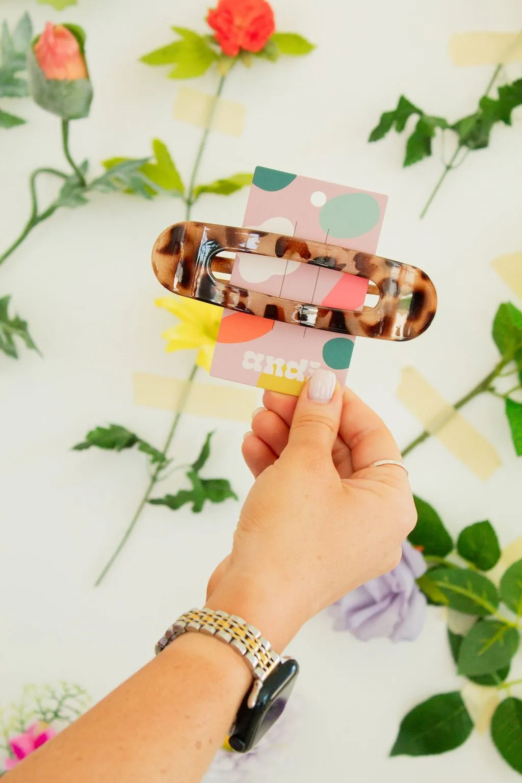 Oversized Flat Claw Clip Andi
