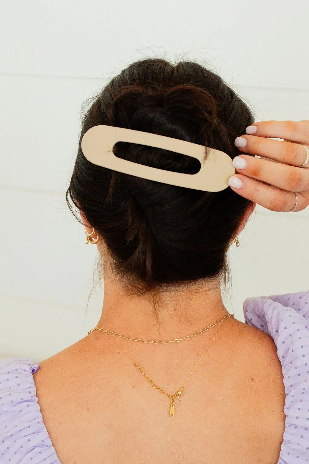 Oversized Flat Claw Clip Andi