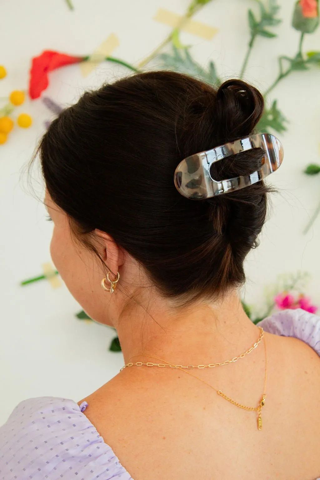 Oversized Flat Claw Clip Andi