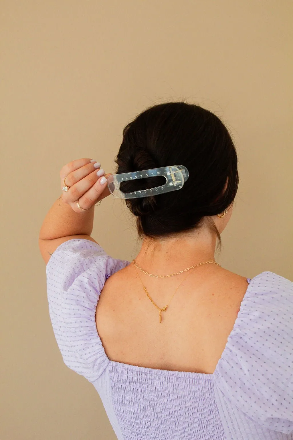 Oversized Flat Claw Clip Andi