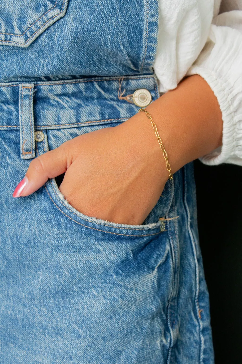Paperclip Chain Bracelet Andi