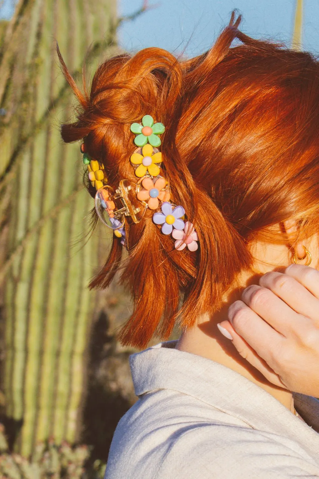 Pastel Blossom Claw Clip Andi