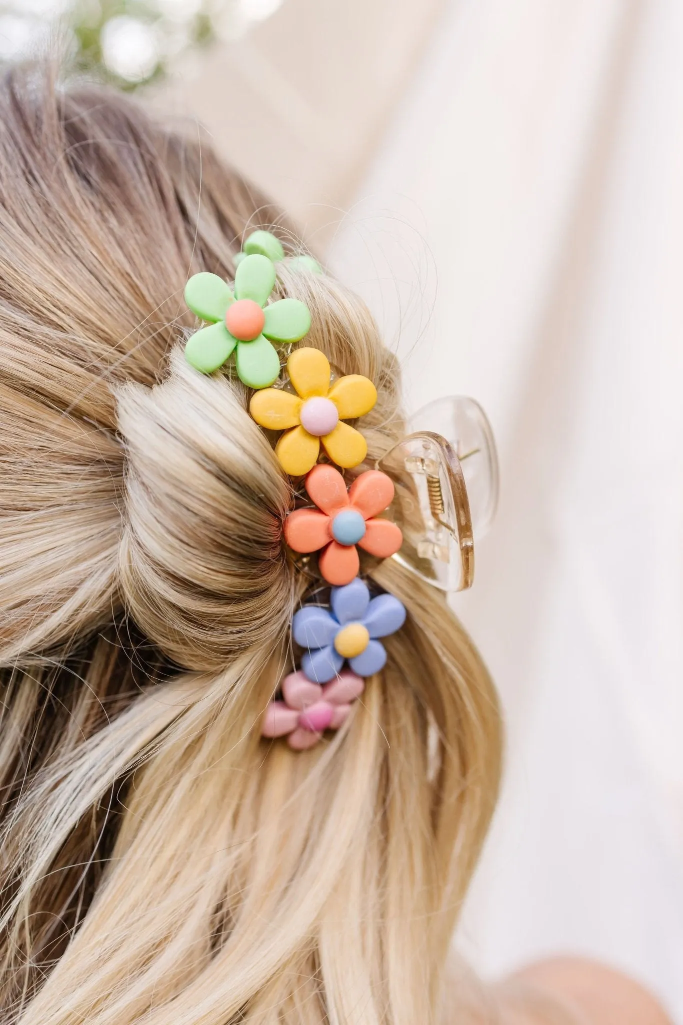 Pastel Blossom Claw Clip Andi