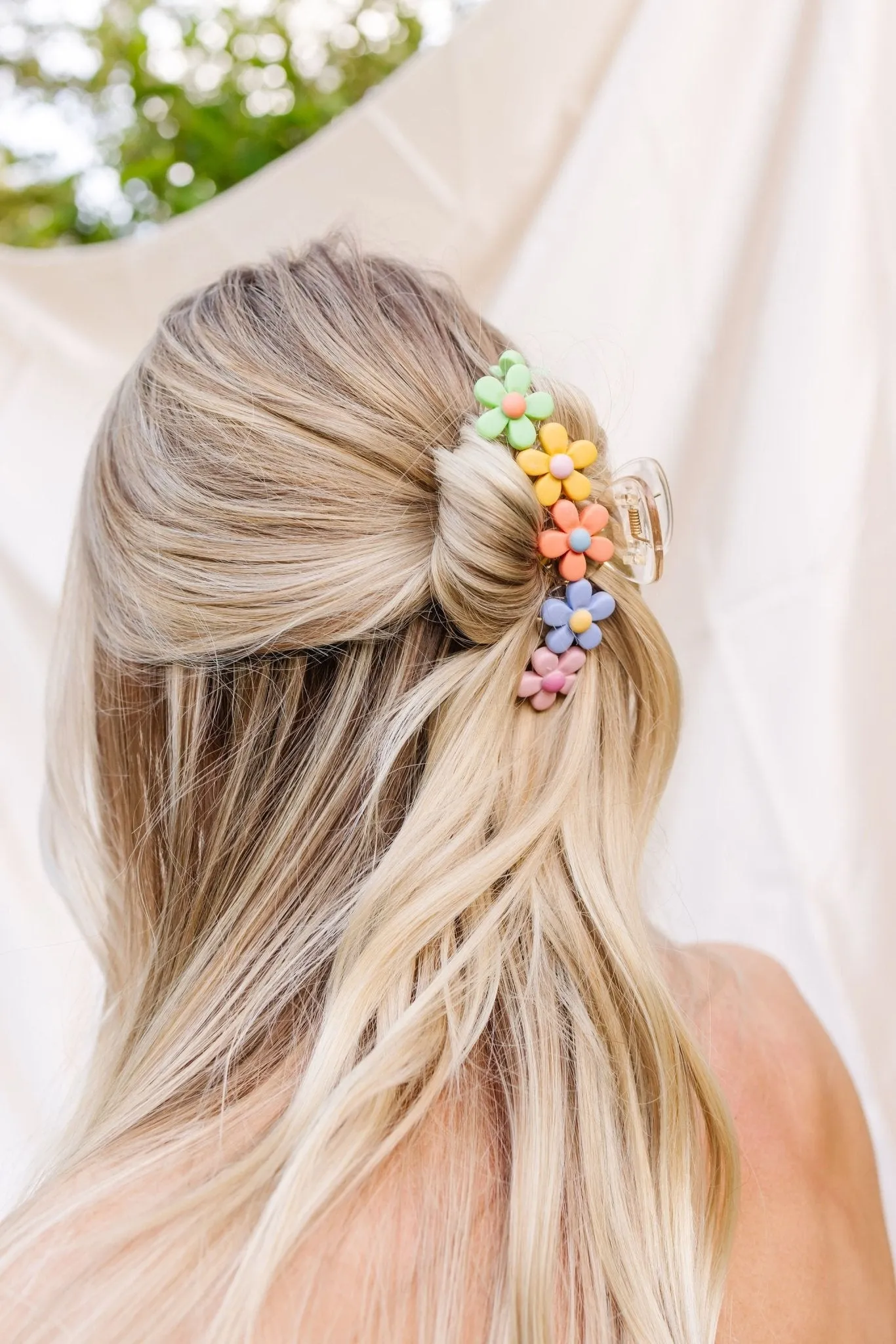 Pastel Blossom Claw Clip Andi