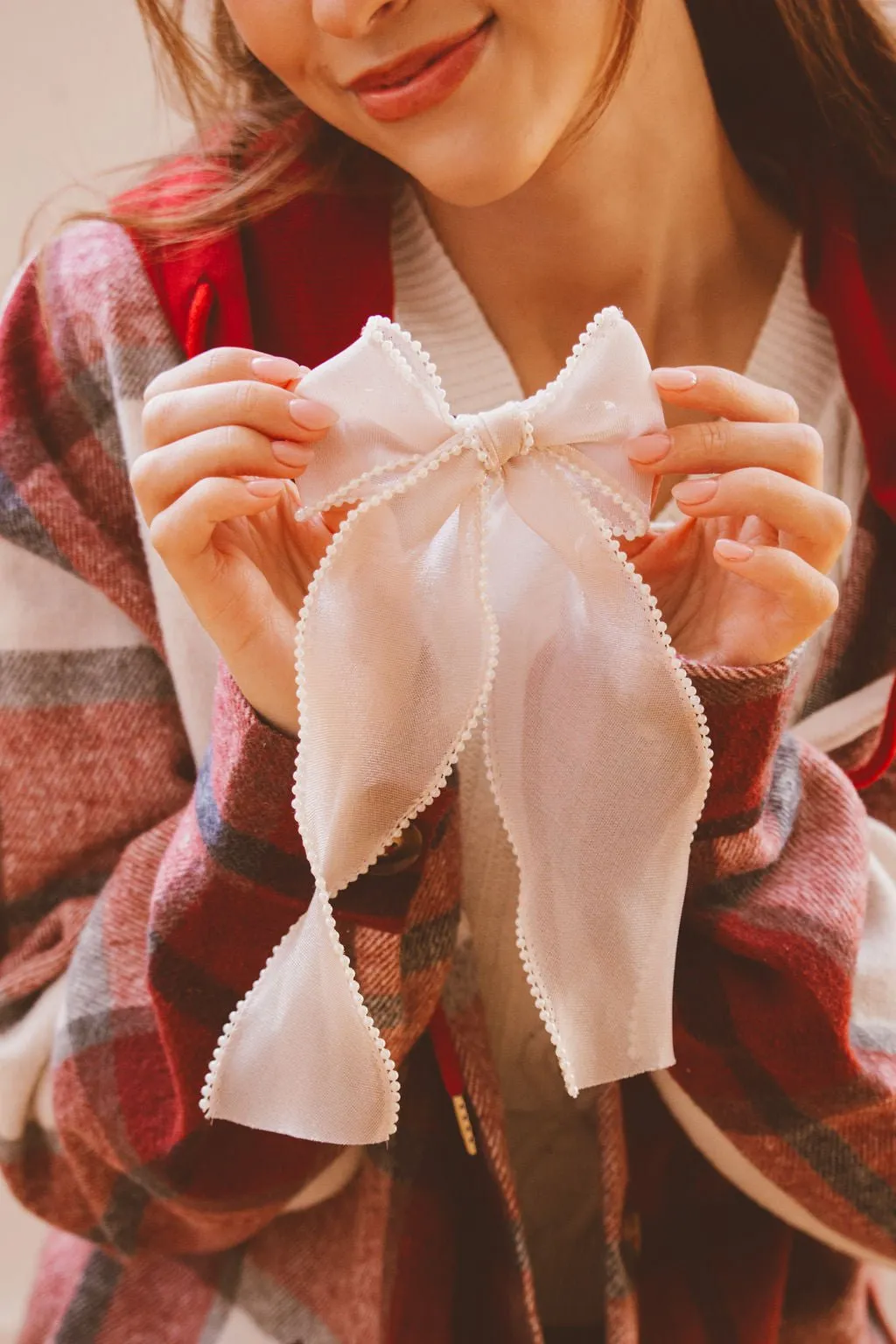 Pearl Long Bow Clip Andi