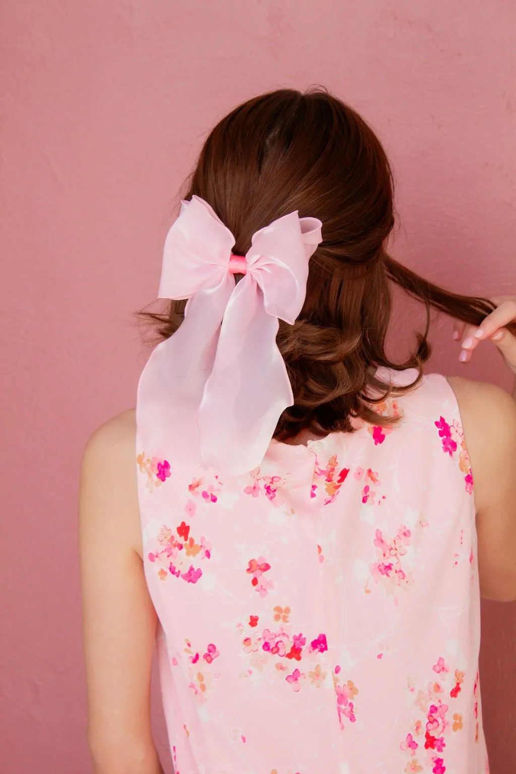 Peony Bow Barrette Andi