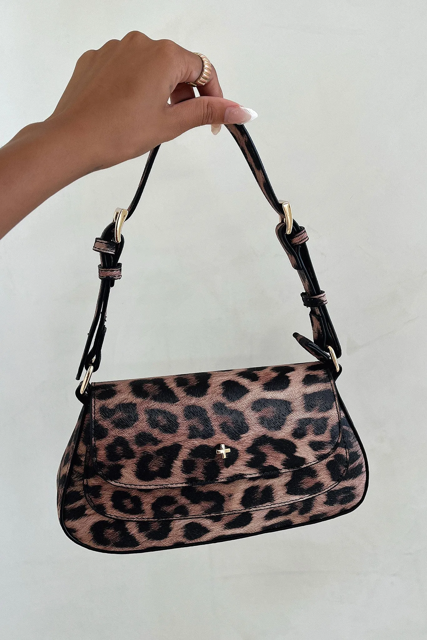 Peta   Jain Nikki Shoulder Bag - Leopard