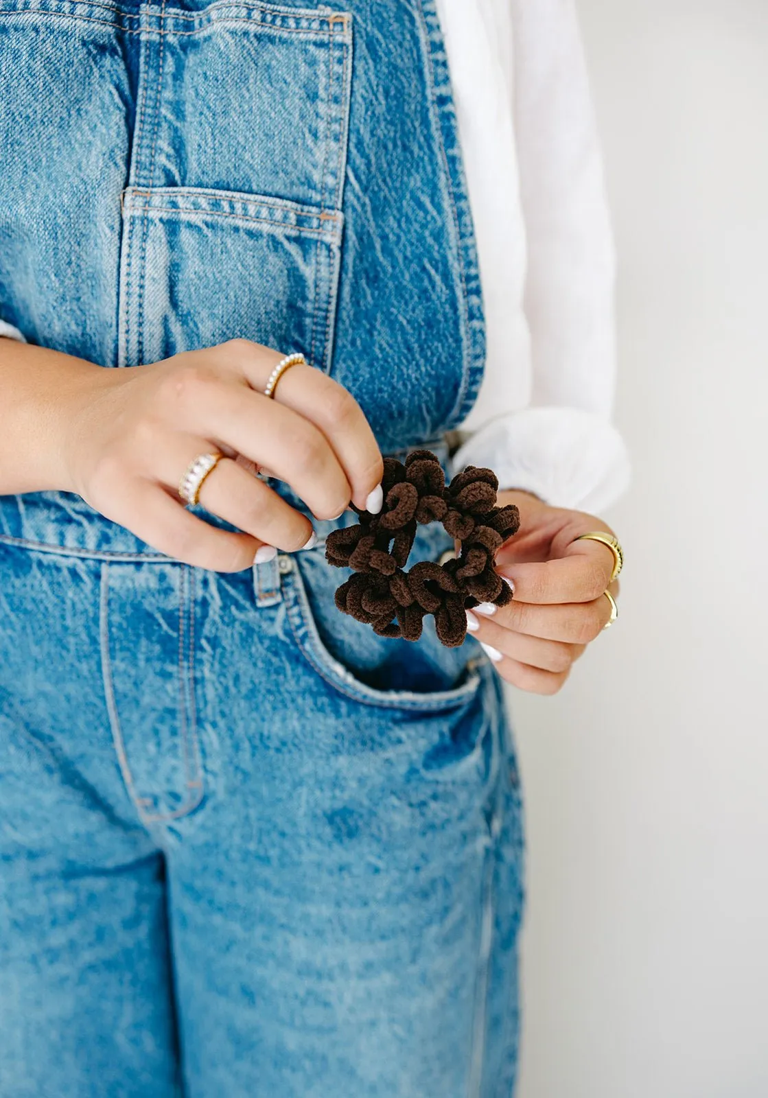 Plush Ruffle Scrunchie Andi