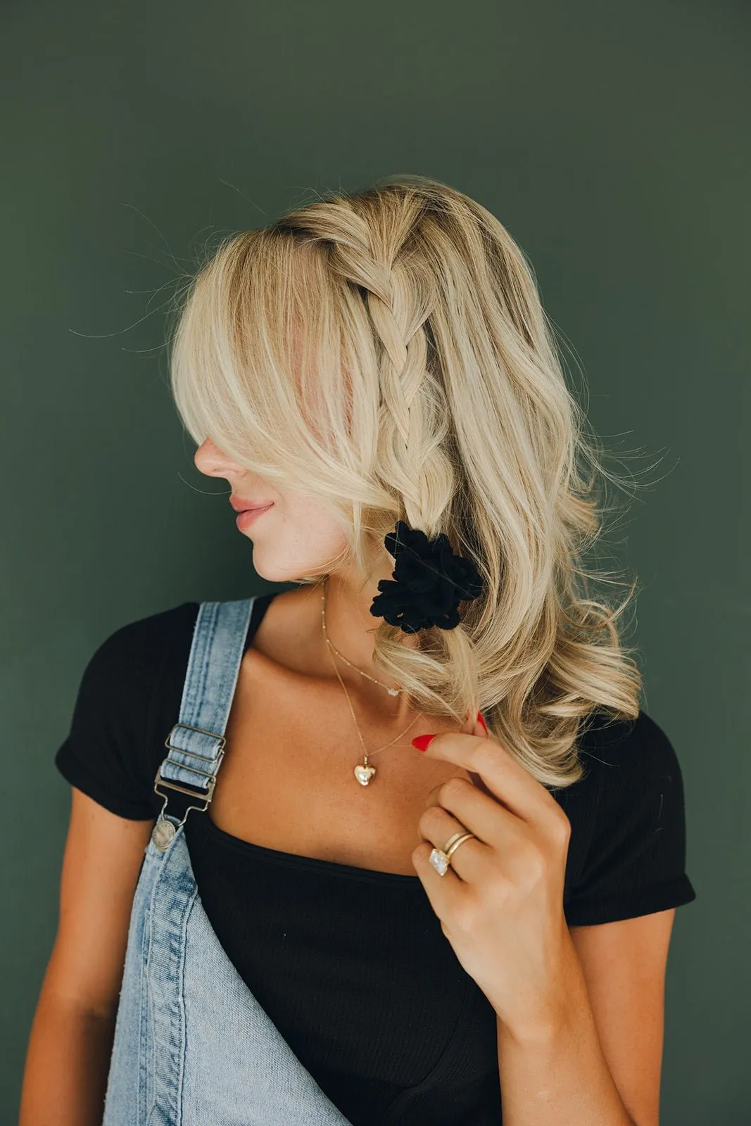 Plush Ruffle Scrunchie Andi