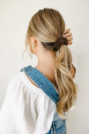 Plush Ruffle Scrunchie Andi