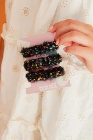 Pom Pom Hair Tie 3-Pack Andi