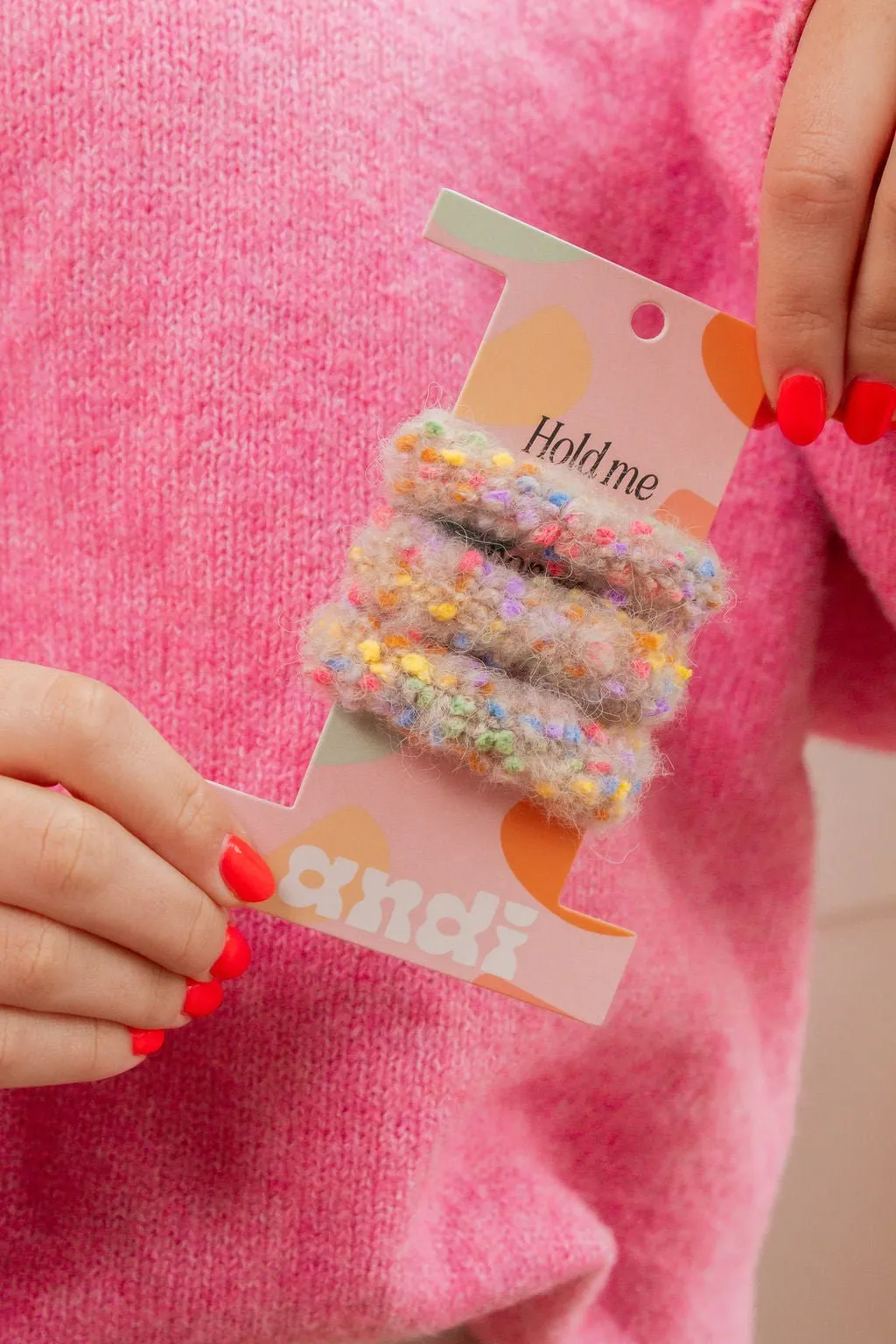 Pom Pom Hair Tie 3-Pack Andi