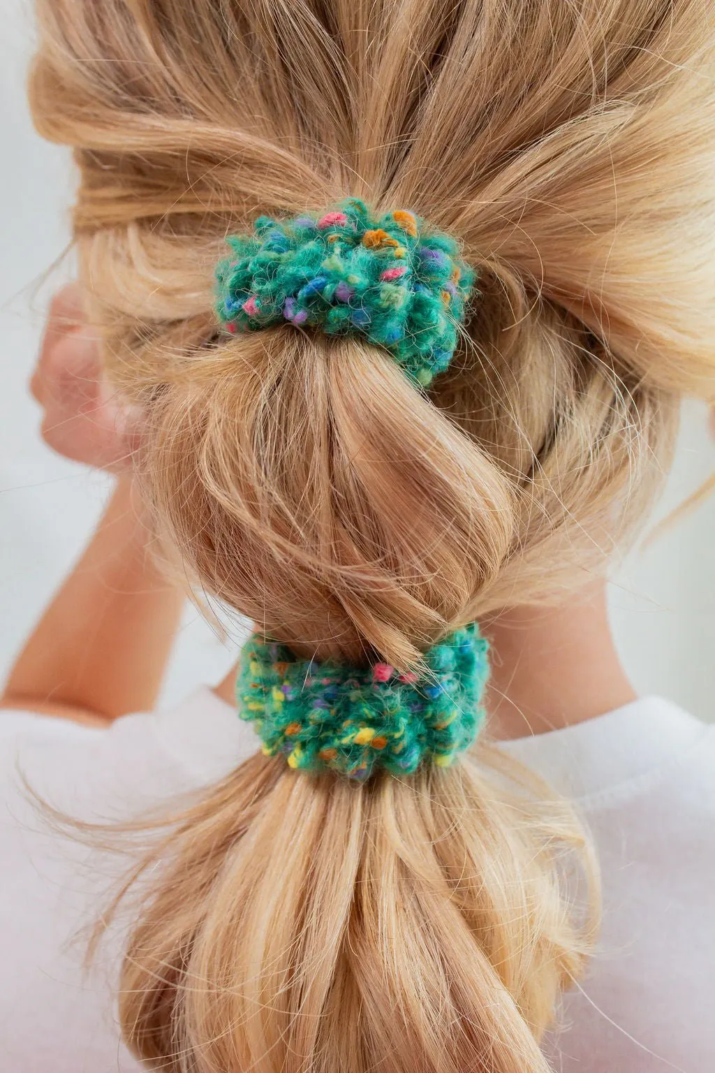 Pom Pom Hair Tie 3-Pack Andi