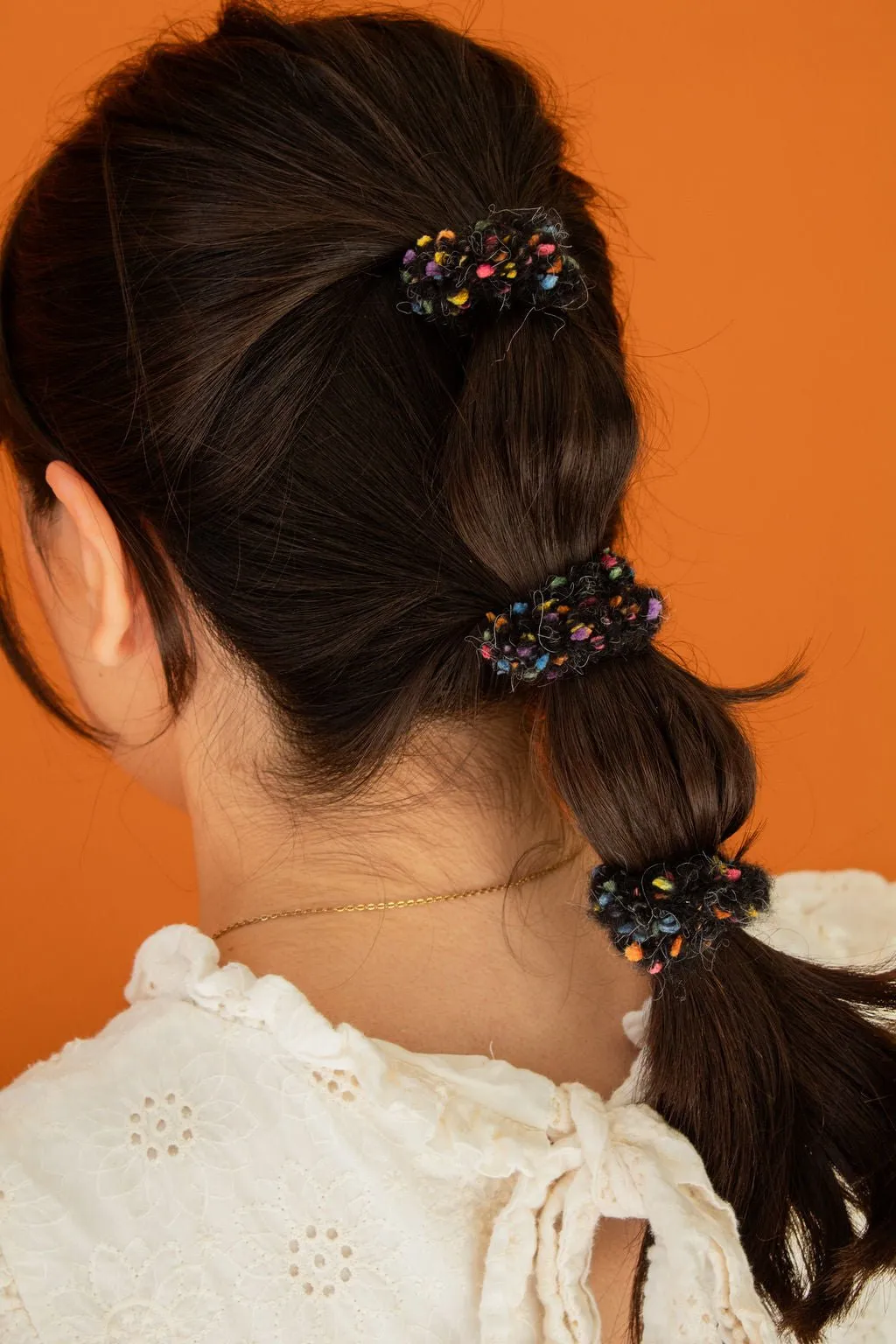 Pom Pom Hair Tie 3-Pack Andi
