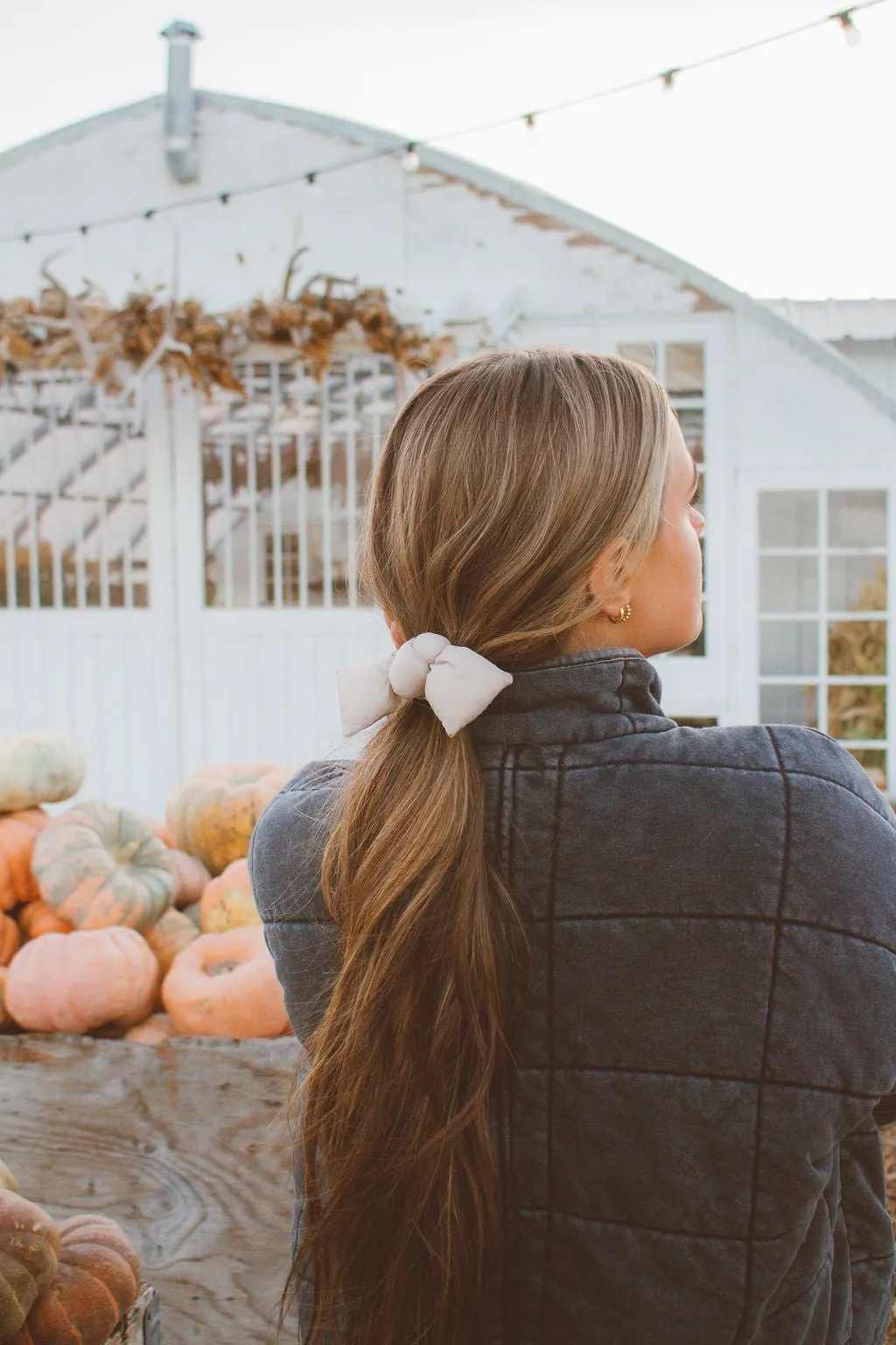 Puffer Bow Scrunchie Andi