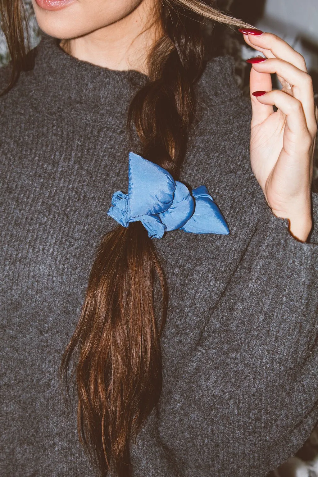 Puffer Bow Scrunchie Andi