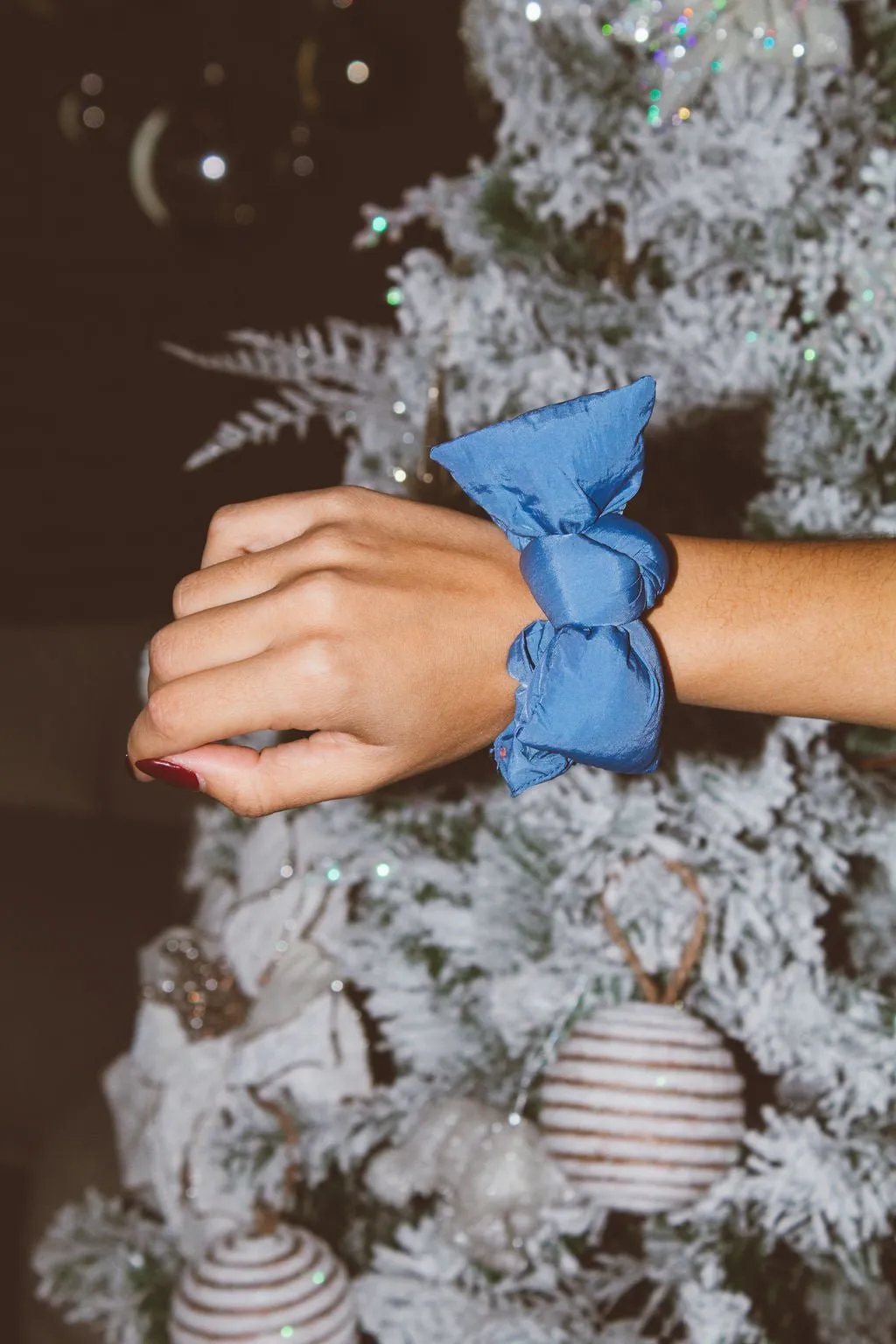 Puffer Bow Scrunchie Andi