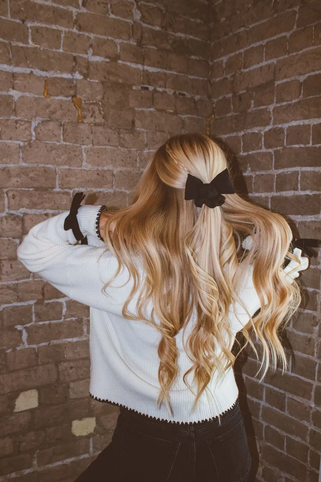 Puffer Bow Scrunchie Andi