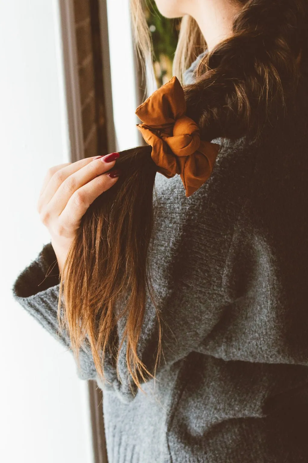 Puffer Bow Scrunchie Andi