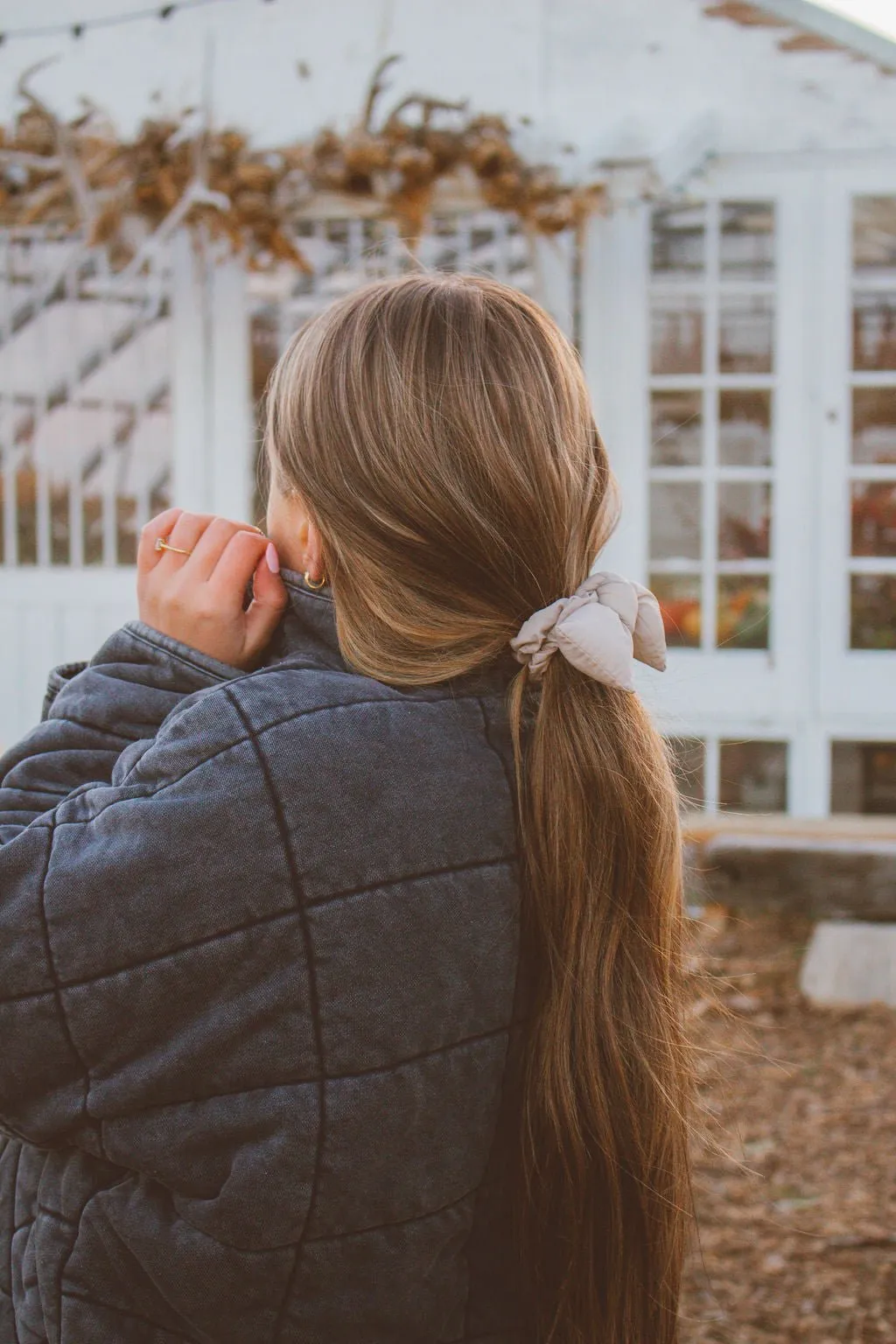 Puffer Bow Scrunchie Andi