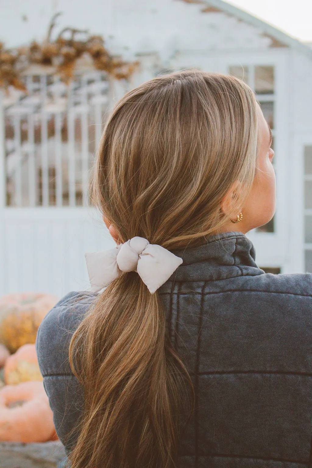 Puffer Bow Scrunchie Andi