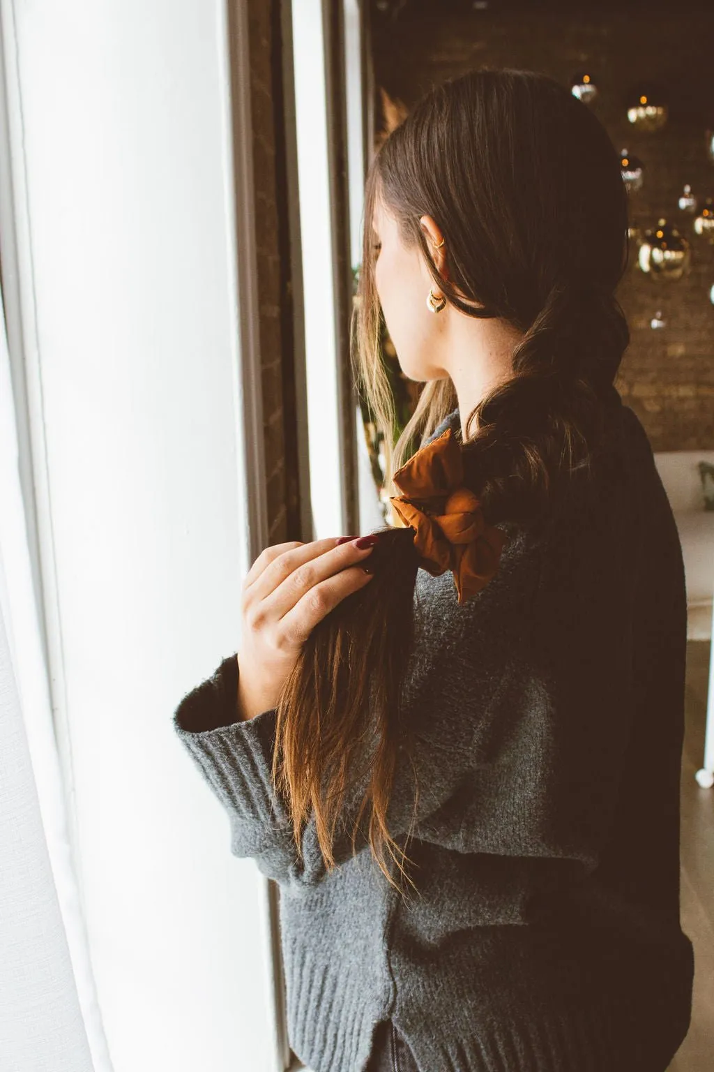 Puffer Bow Scrunchie Andi