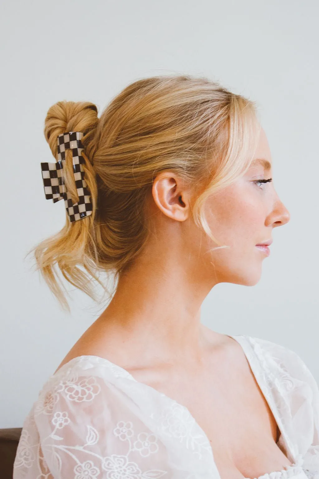 Rad Checkered Claw Clip Andi