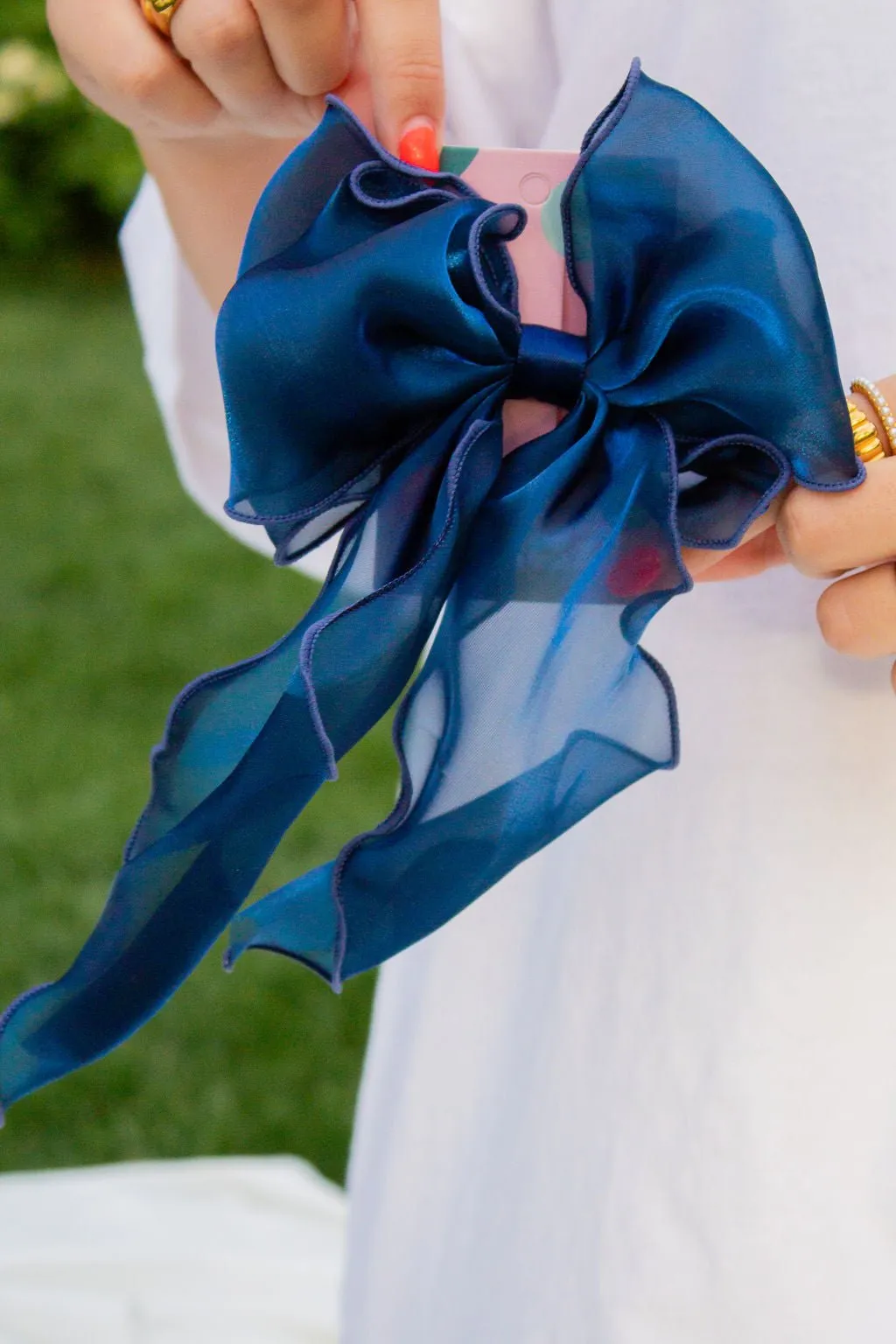 Remi Double Bow Barrette Andi