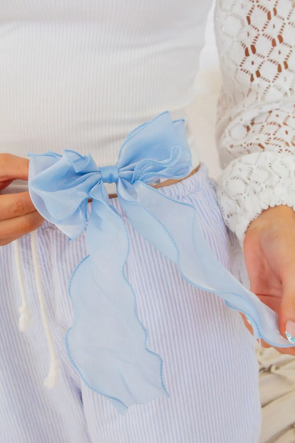 Remi Double Bow Barrette Andi