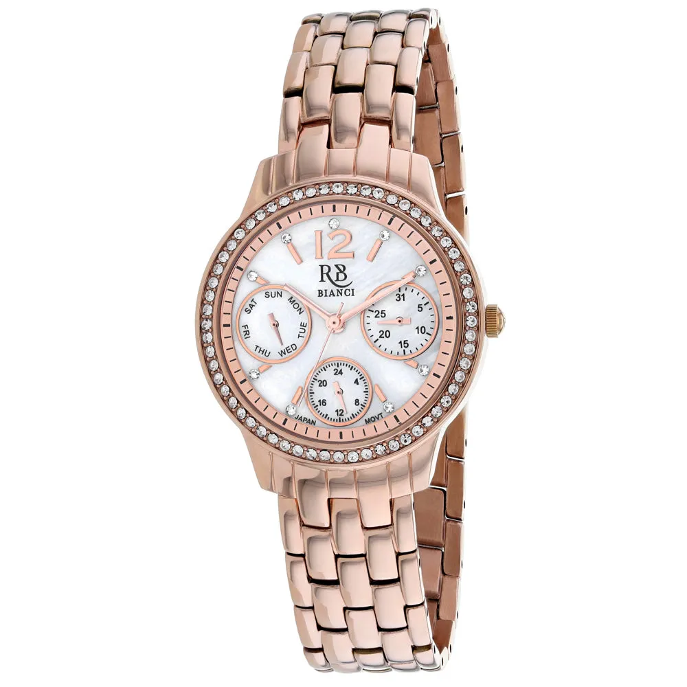 Roberto Bianci Women's White mother of pearl dial Watch