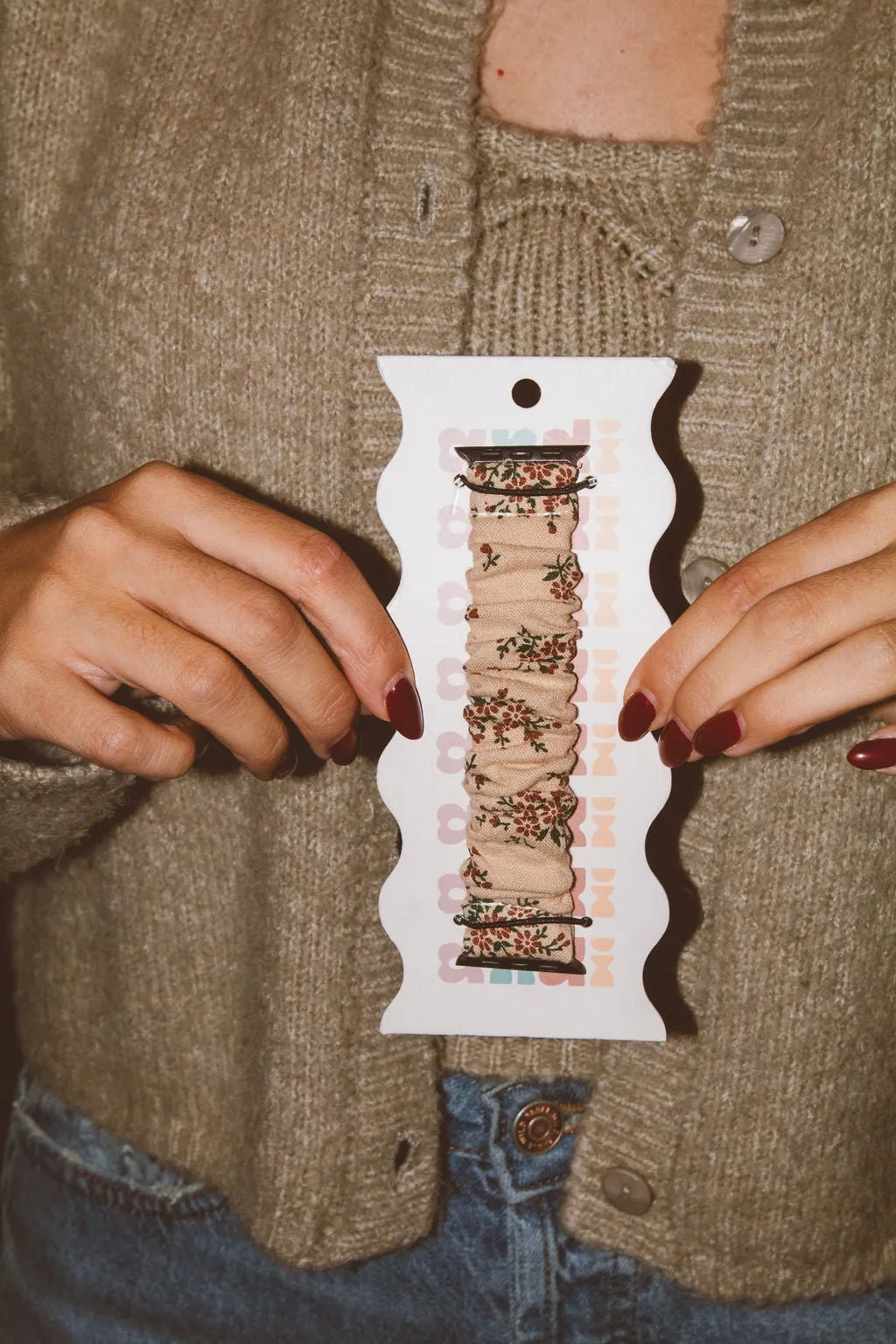 Rustic Bloom Scrunchie Apple Watchband Andi