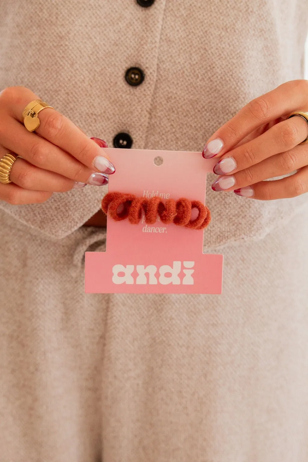 Rustic Cord Scrunchies Andi