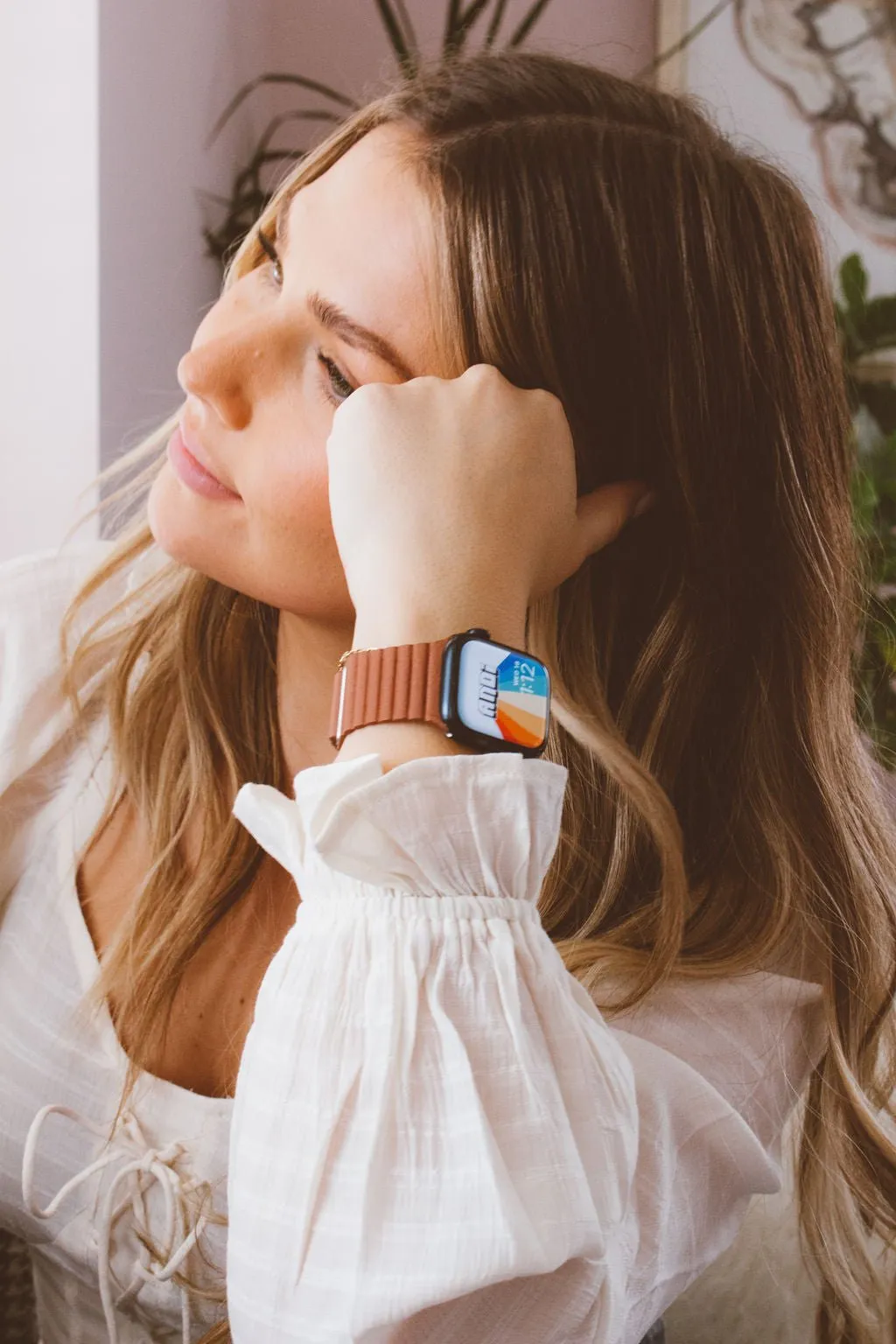 Saddle Brown Magnetic Watch Band Andi