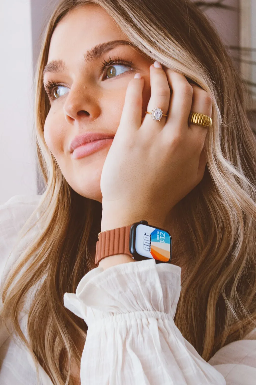 Saddle Brown Magnetic Watch Band Andi