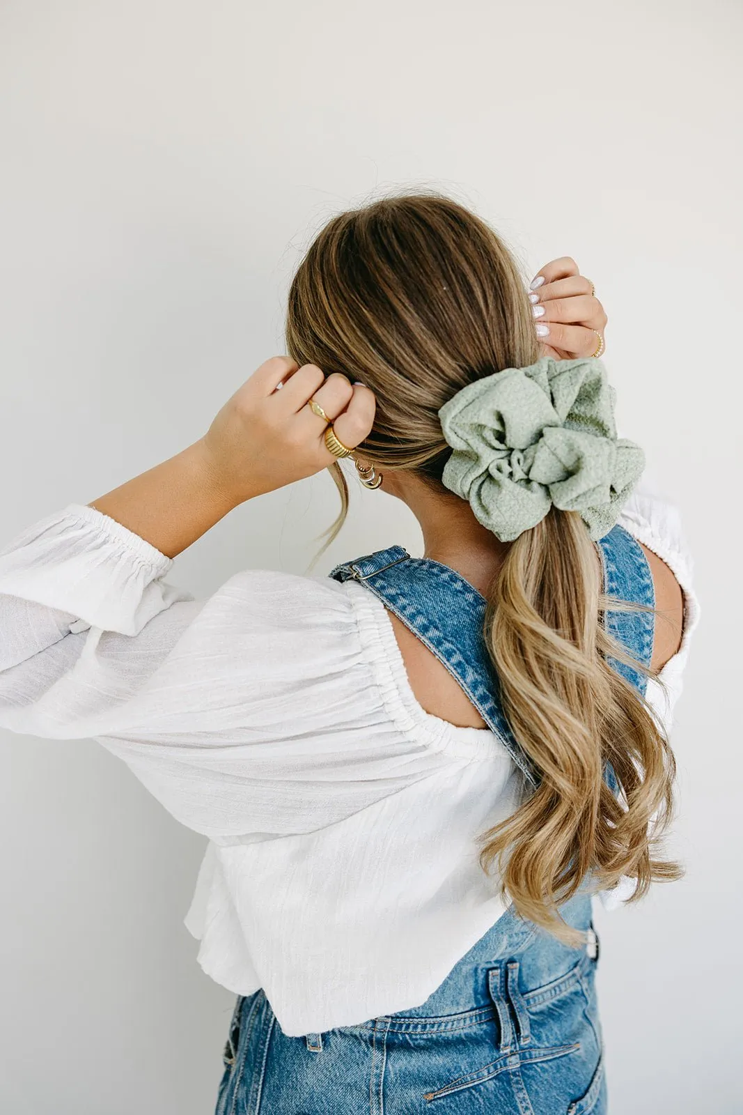 Sagewood Jumbo Scrunchie Andi