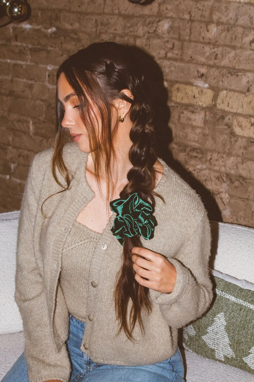 Satin Celebration Jumbo Scrunchies Andi