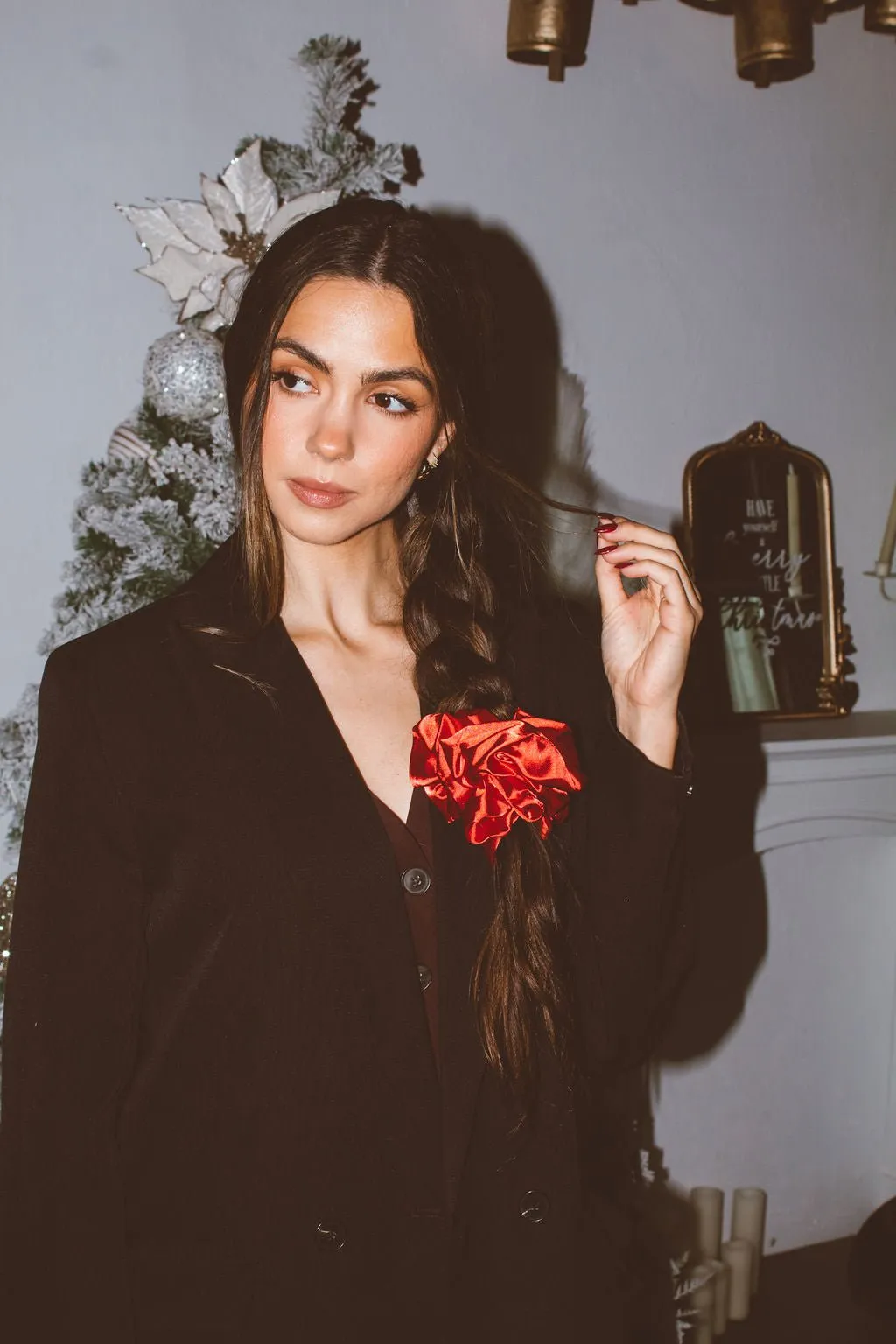 Satin Celebration Jumbo Scrunchies Andi