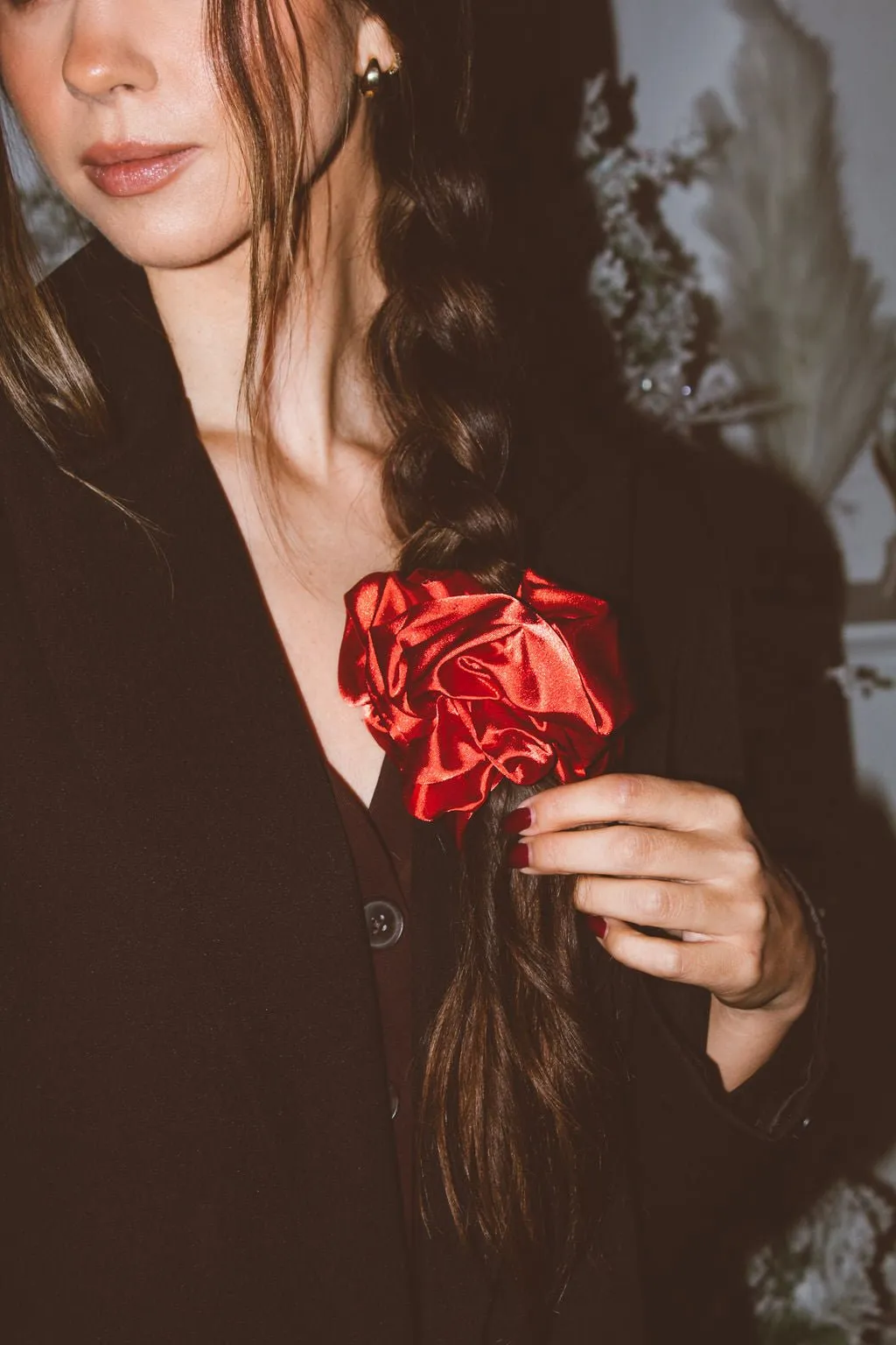 Satin Celebration Jumbo Scrunchies Andi
