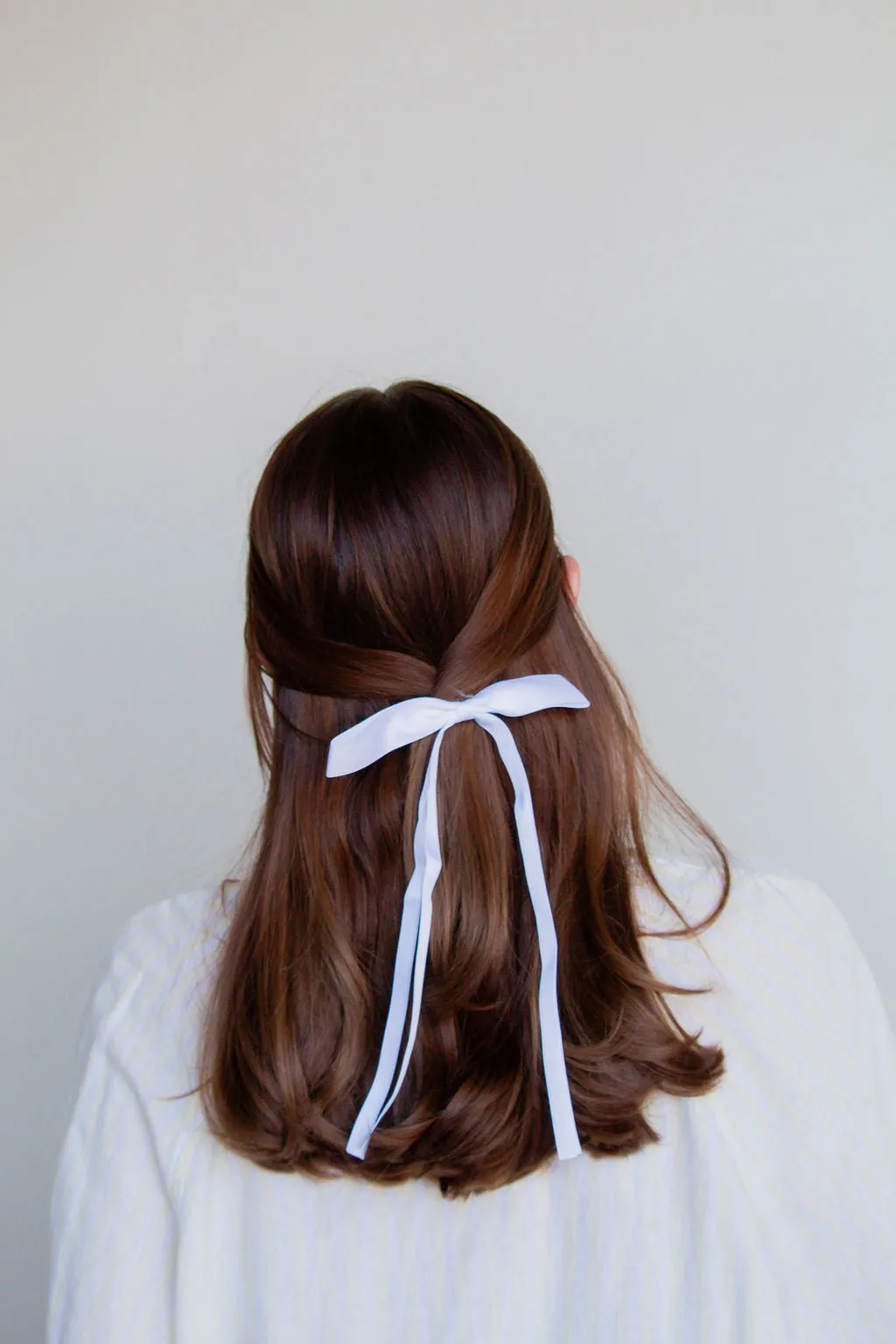 Satin Ribbon Long Bow Clip Andi