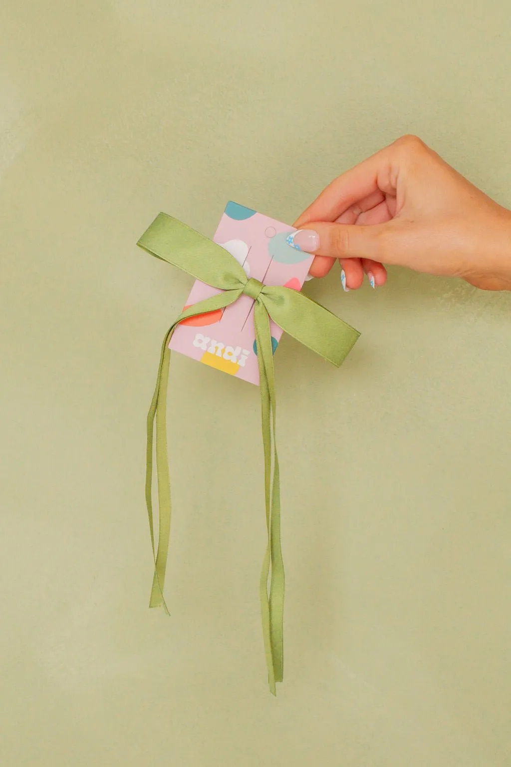 Satin Ribbon Long Bow Clip Andi
