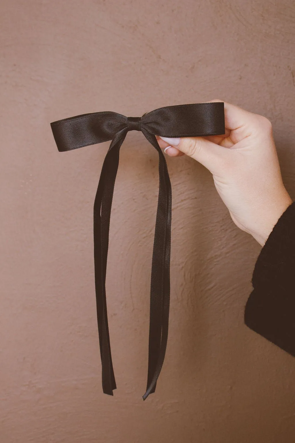Satin Ribbon Long Bow Clip Andi