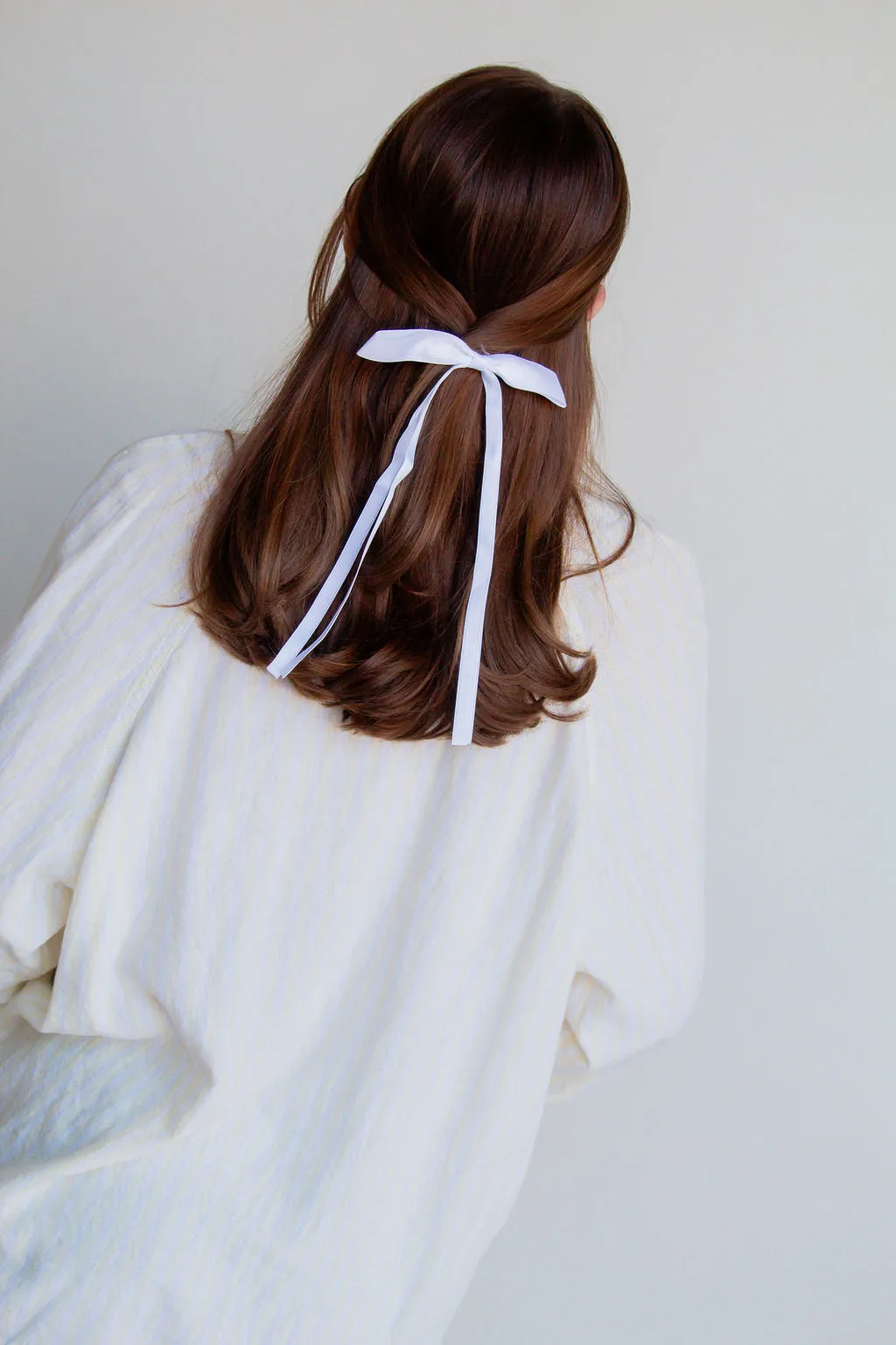 Satin Ribbon Long Bow Clip Andi