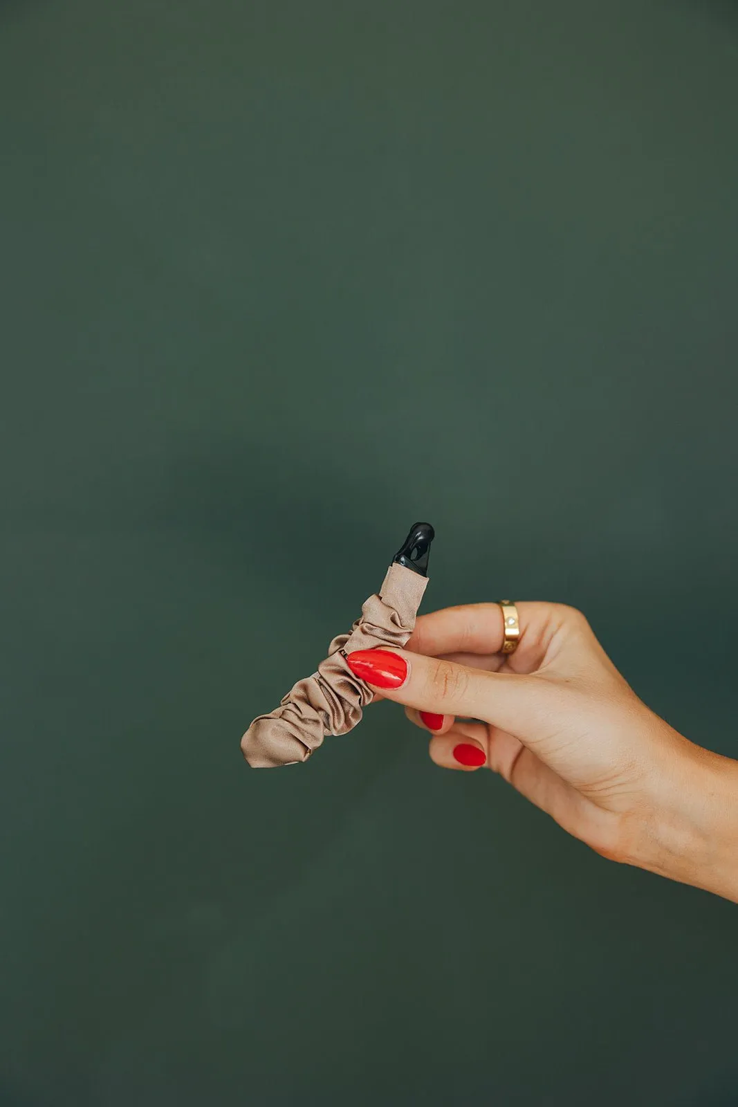 Satin Wrapped Banana Claw Clip Andi