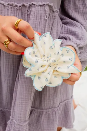 Scallop Double Ruffle Scrunchie Andi