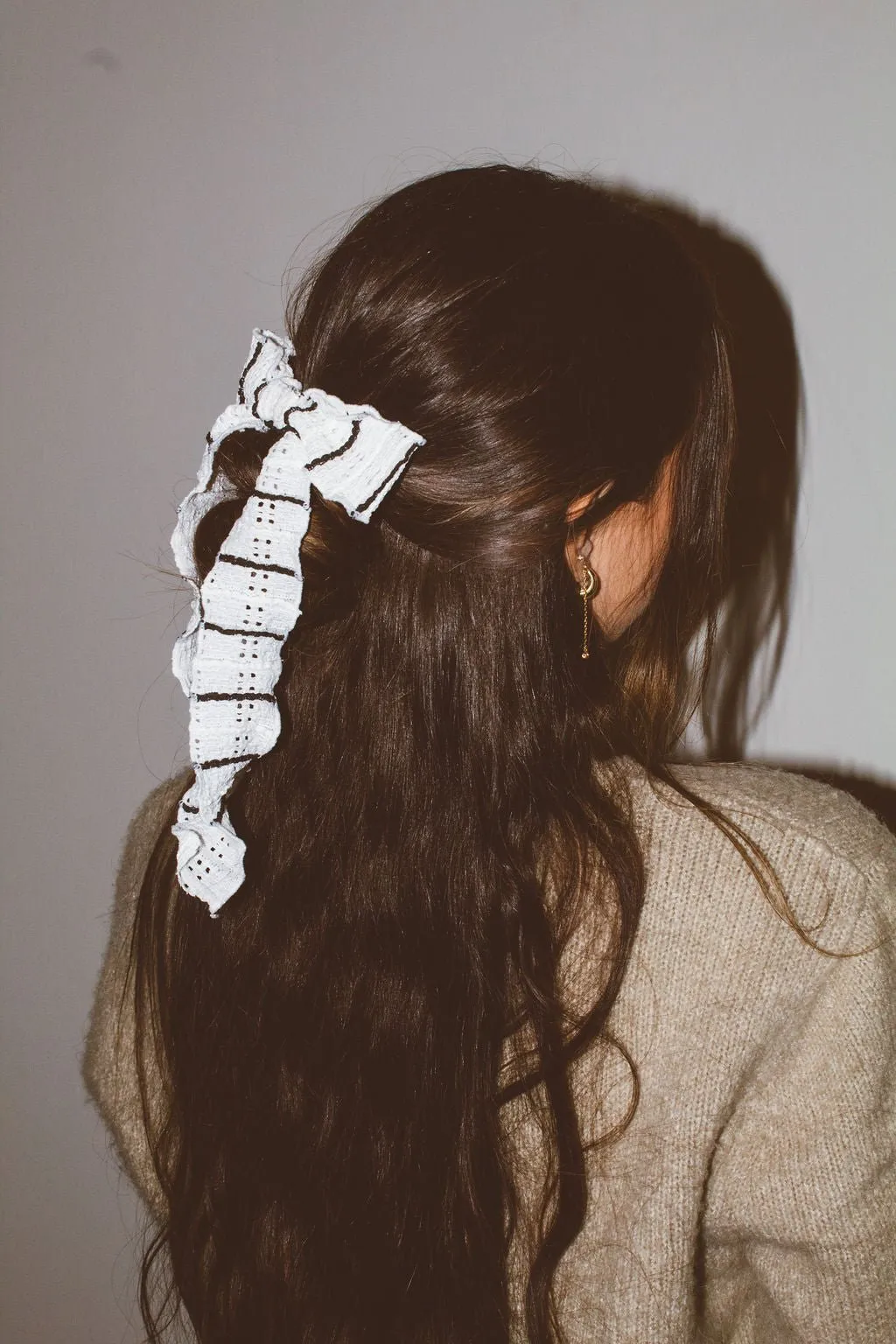 Seasonal Stripe Long Bow Andi