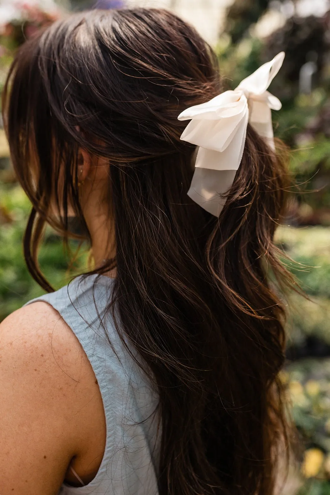 Sheer Bow Banana Claw Clip Andi