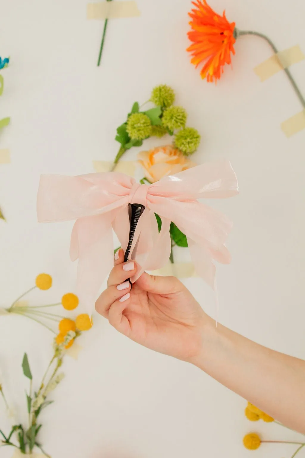 Sheer Bow Banana Claw Clip Andi