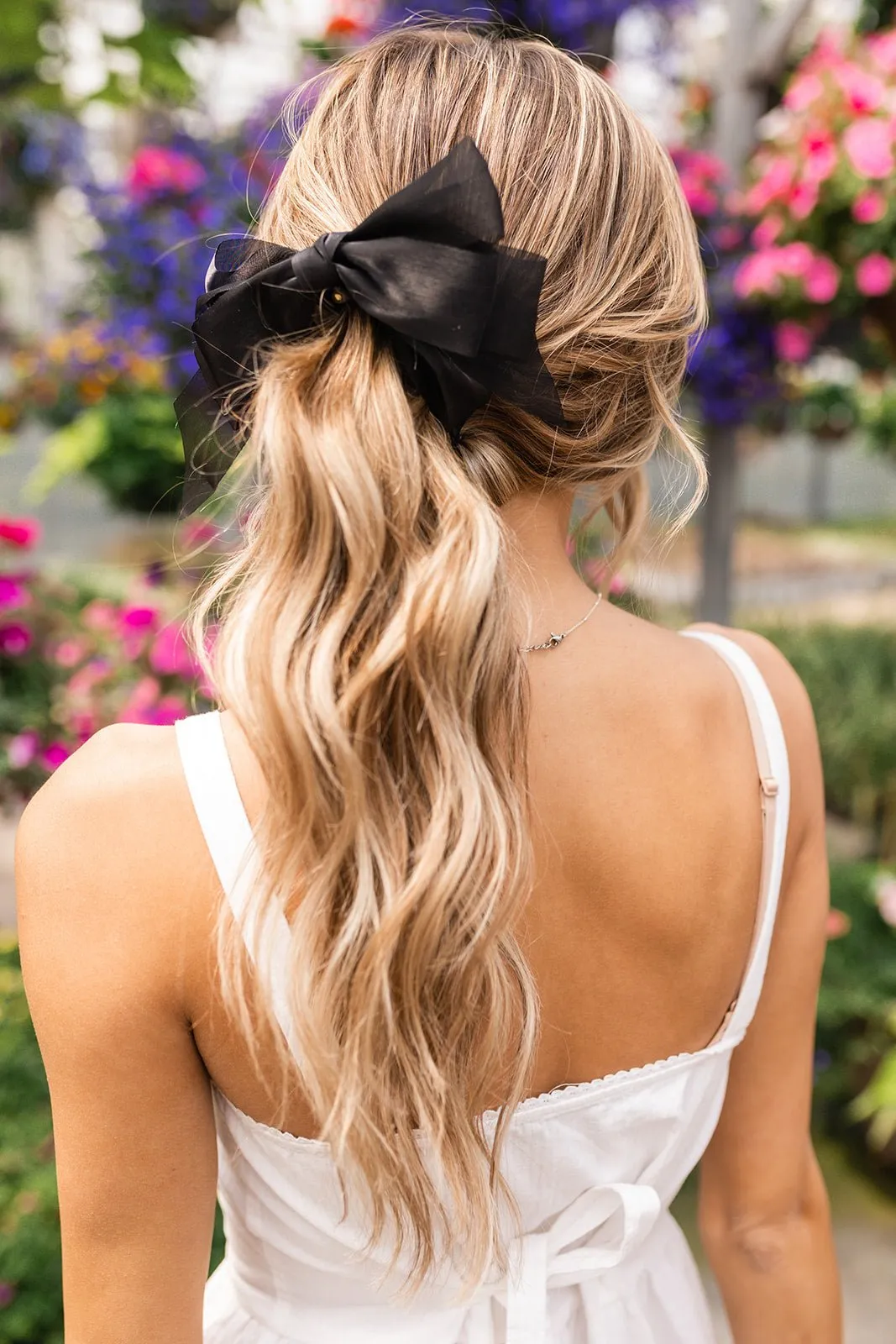 Sheer Bow Banana Claw Clip Andi